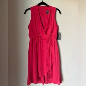 NWT Jessica Howard Pleated Chiffon Dress